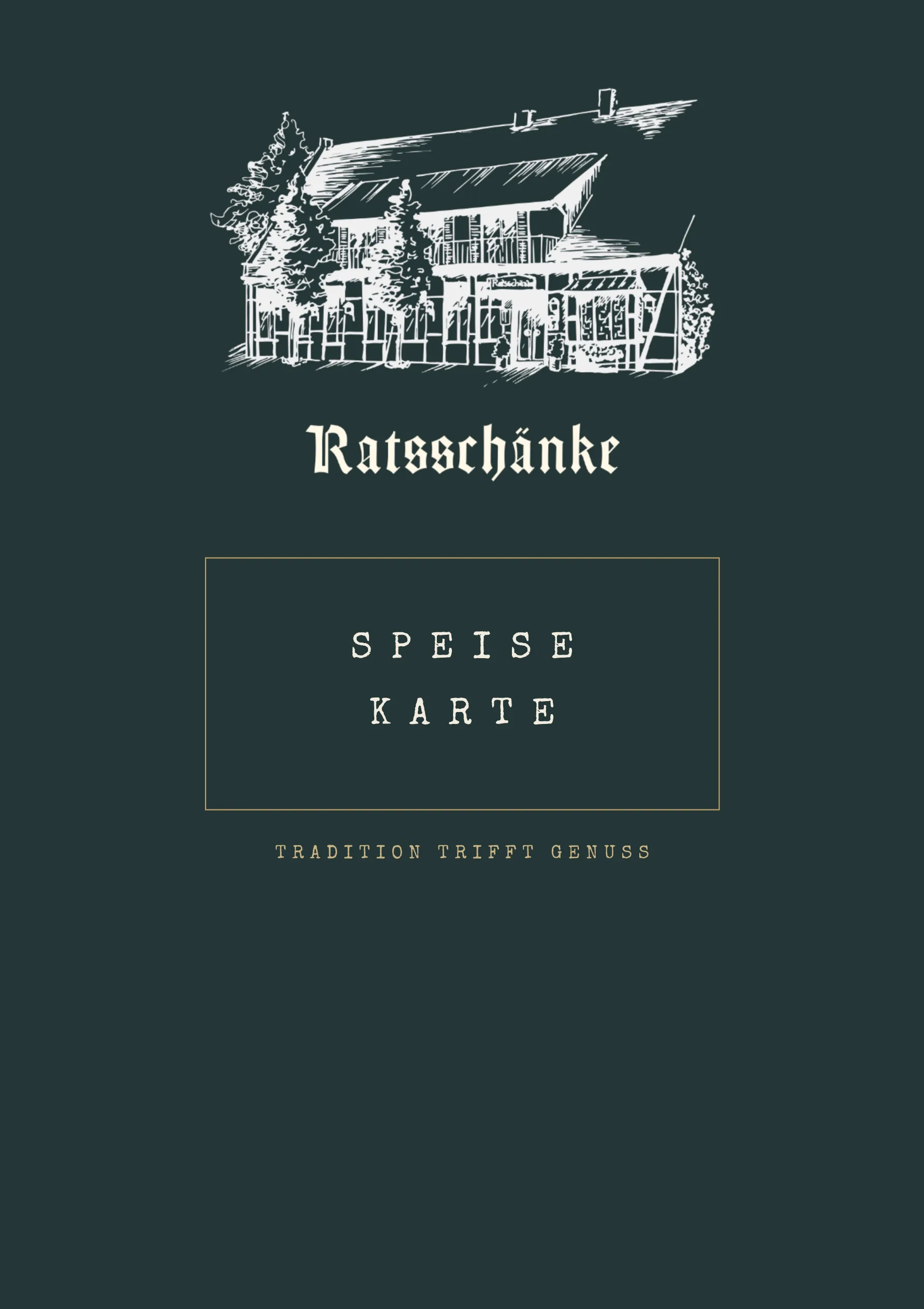 Speisekarte der Ratsschänke, Seite 1 von 8